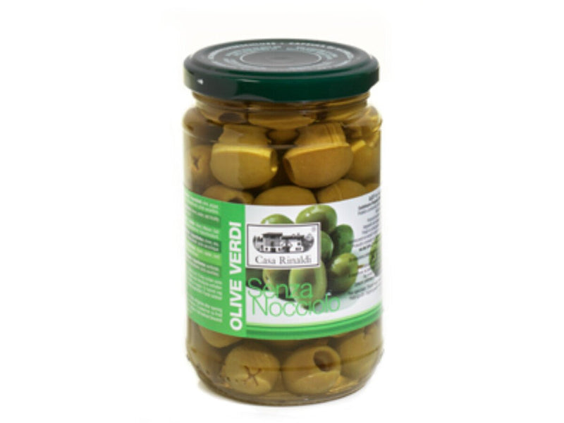 Casa Rinaldi Green Pitted Olives, 310g