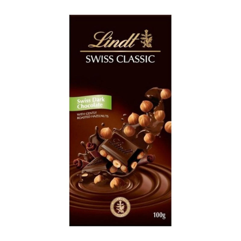 Lindt Swiss Classic Milk Hazelnut, 100g