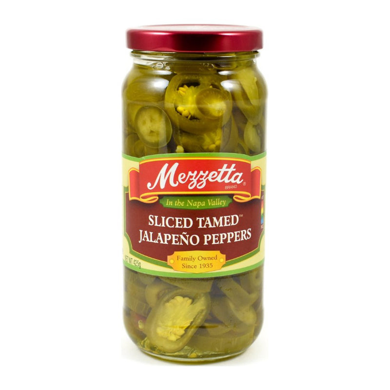 Mezzetta Tamed Sliced Jalapeno Peppers, 425ml