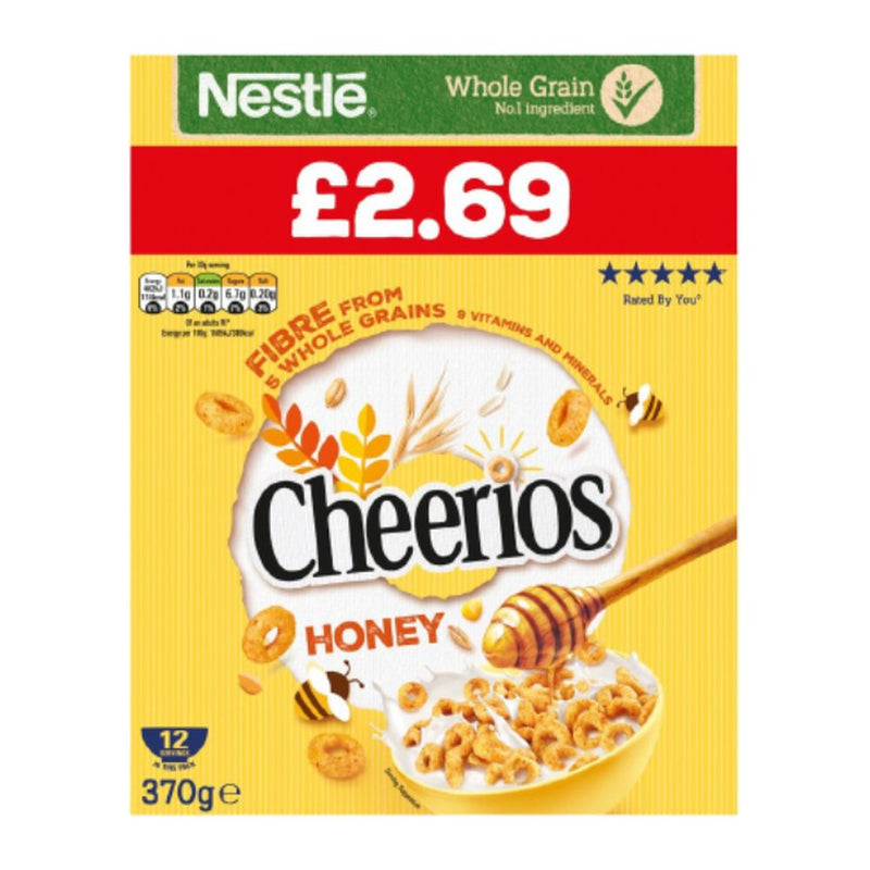 Nestle Honey Cheerios Cereal, 370g