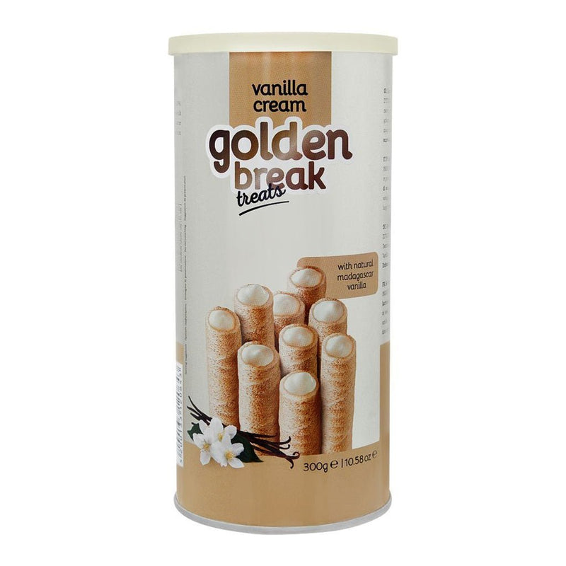Golden Break Vanilla Filling Wafer Roll, 300g