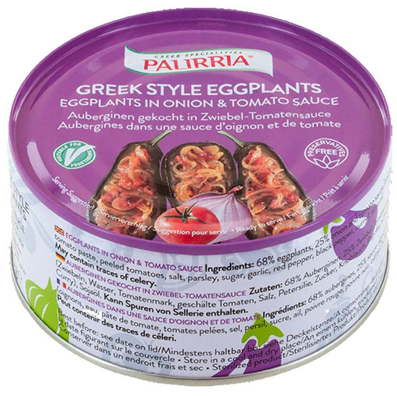 Paliria Eggplants In Onion Tomato Sauce, 280g