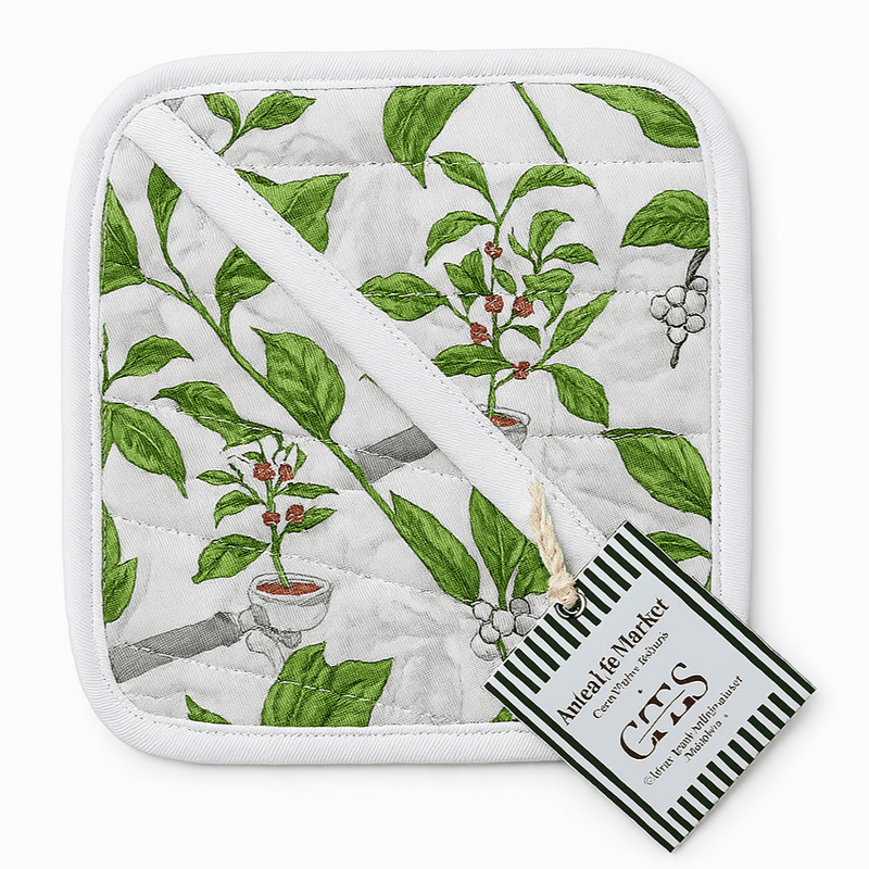 CMS Pot Holder In Twirl - White