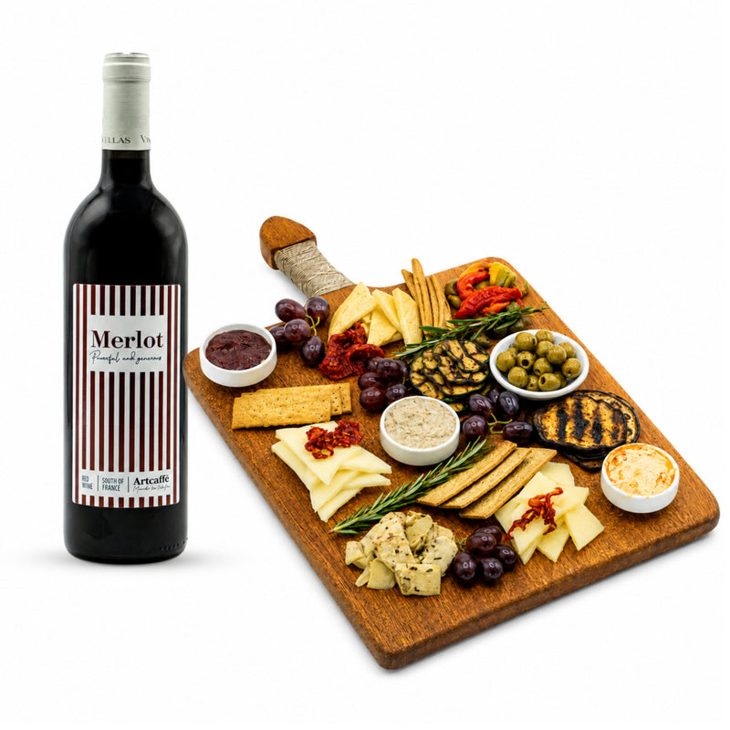 Artcaffé Charcuterie Board & Wine
