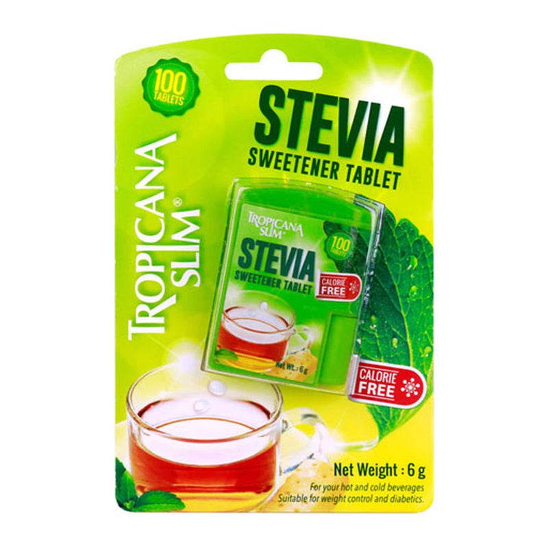 Tropicana Slim Sweetener Stevia Tablets, 6g x 100pc