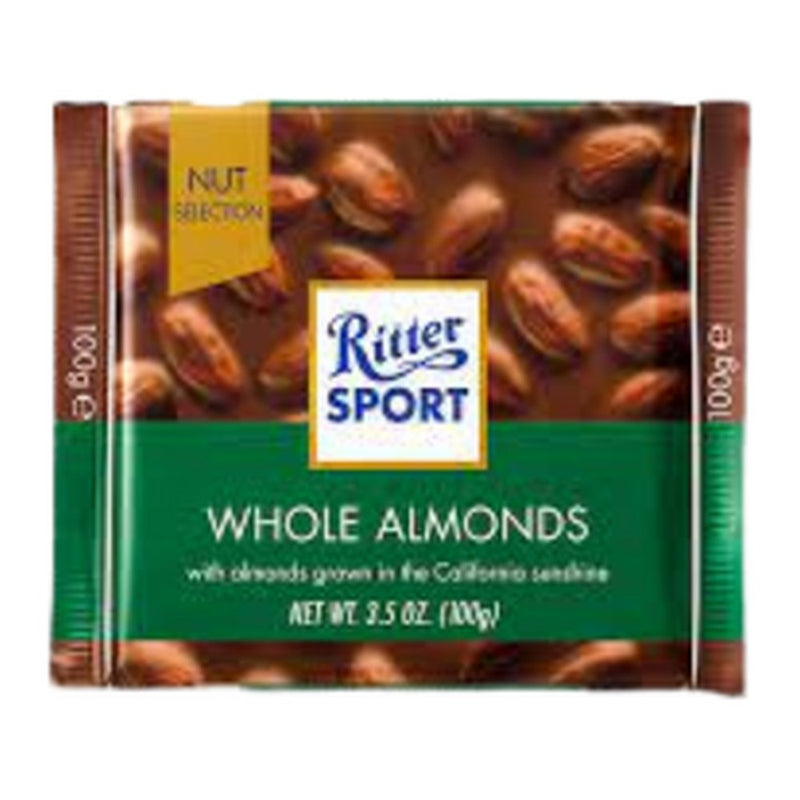 Ritter Sport Whole Almonds, 100g