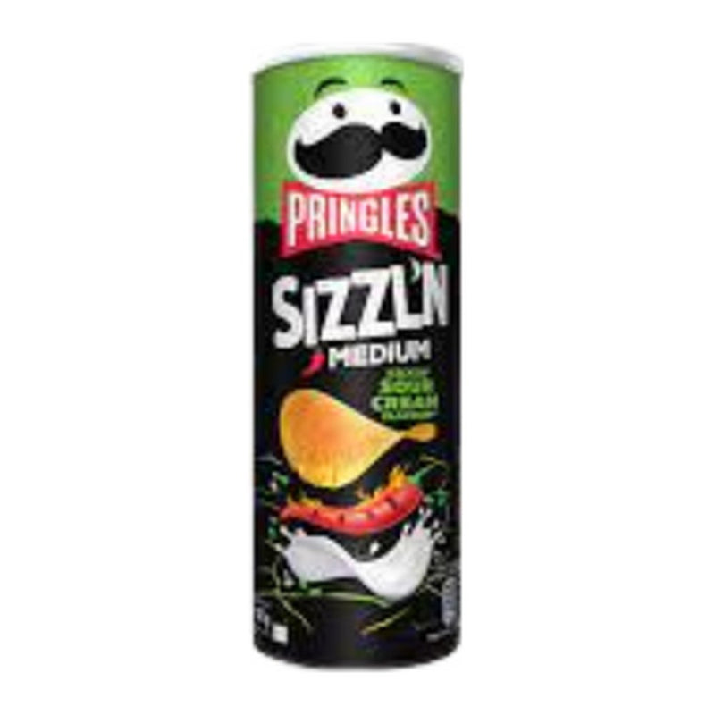 Pringles Sizzling Kickin Sour Cream, 160g
