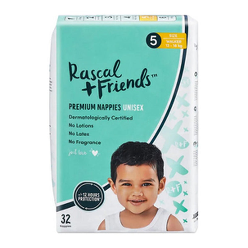 Rascal And Friends Pa Walker Kids Nappy Diapers Size 5, 32pc