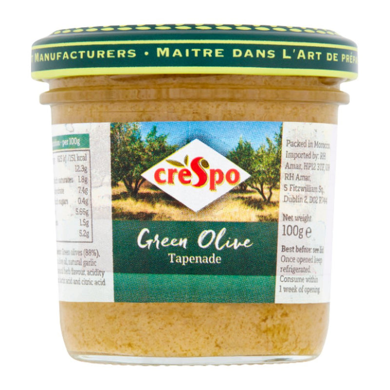 Crespo Green Olive Tapenade, 100g