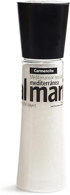 Carmencita Mediterranean Sea Salt Grinder, 360g