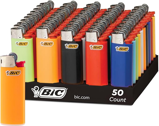 Bic Maxi Lighter J6 Sleeve Assorted