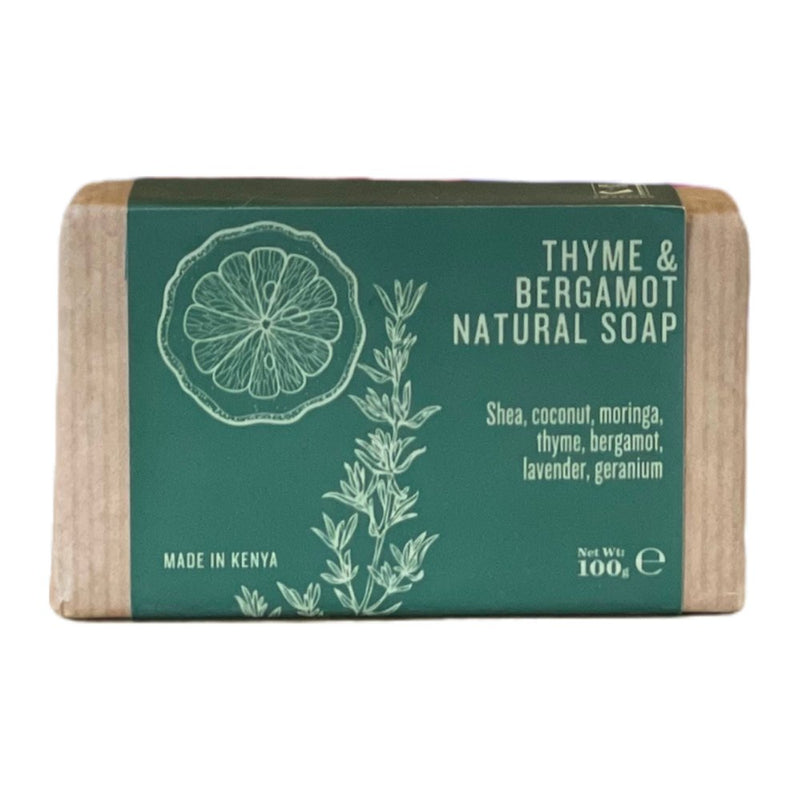 Cinnabar Thyme & Bergamot Natural Soap, 100g