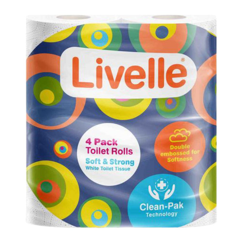 Livelle Toilet Tissue, 4pc