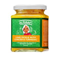 Achaari Lime Pickle With Ginger & Tumeric, 250g