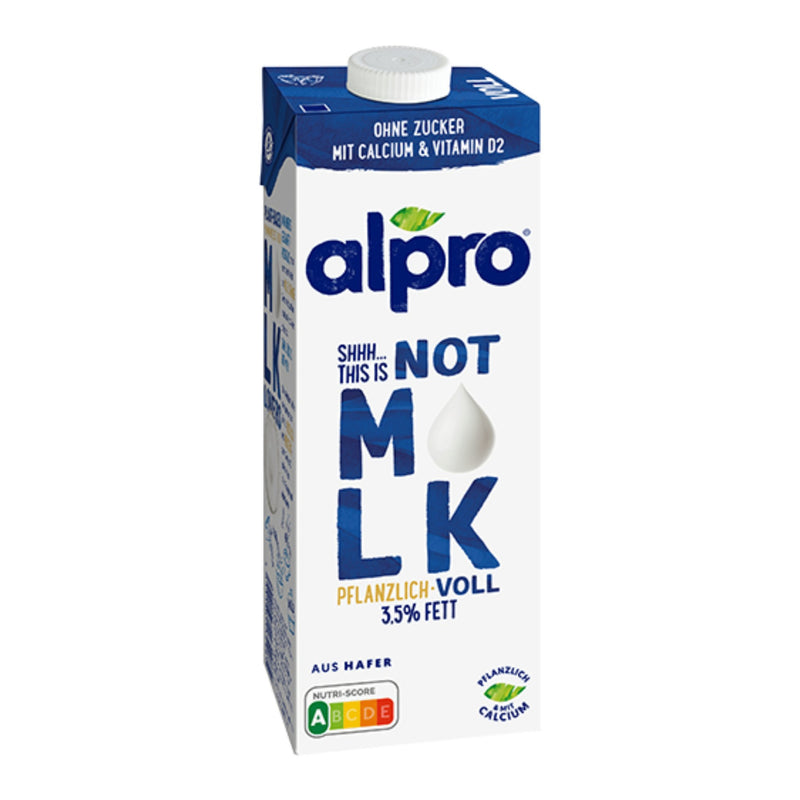 Alpro Oat 3.5% Fat Milk, 1000ml