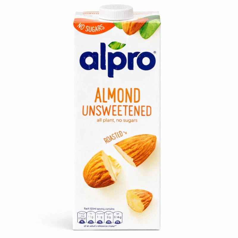 Alpro Almond Roasted Unsweetened Milk, 1L