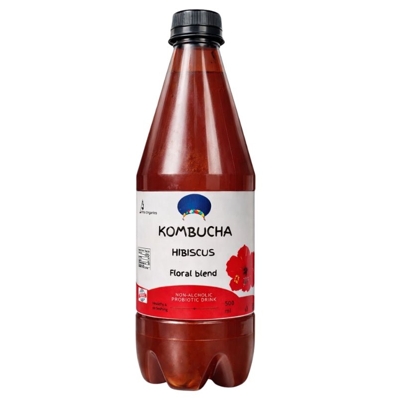 Amma Organics Hibiscus Floral Blend Kombucha, 500ml