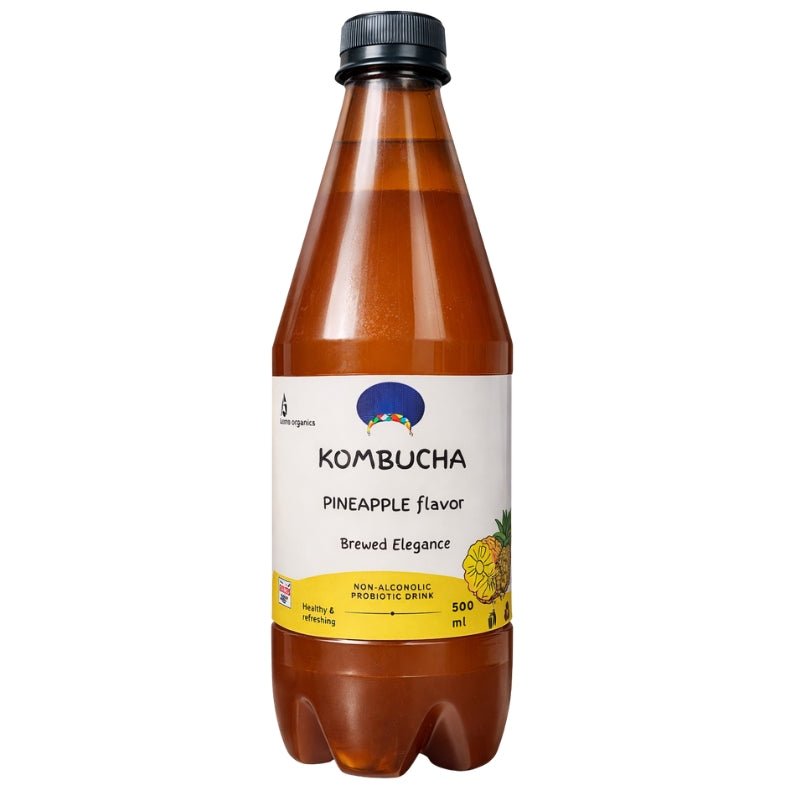 Amma Organics Pineapple Flavor Kombucha, 500ml