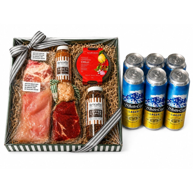 Artcaffé Ribeye, Shawarma & Beer Grill Box
