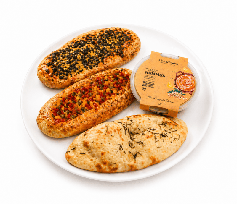 Artcaffe 3 Loaded Focaccias & a Dip
