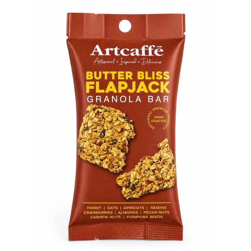 Artcaffe Butter Bliss Flapjack Granola Bar, 70g