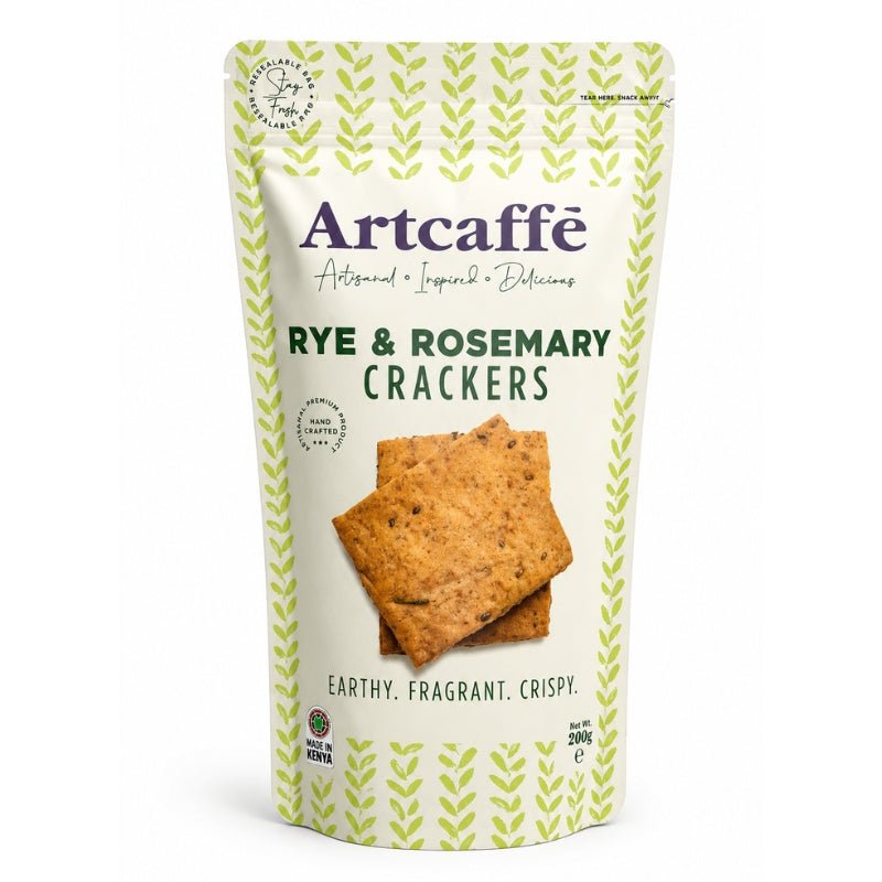 Artcaffe Rye & Rosemary Crackers Pouch, 500g