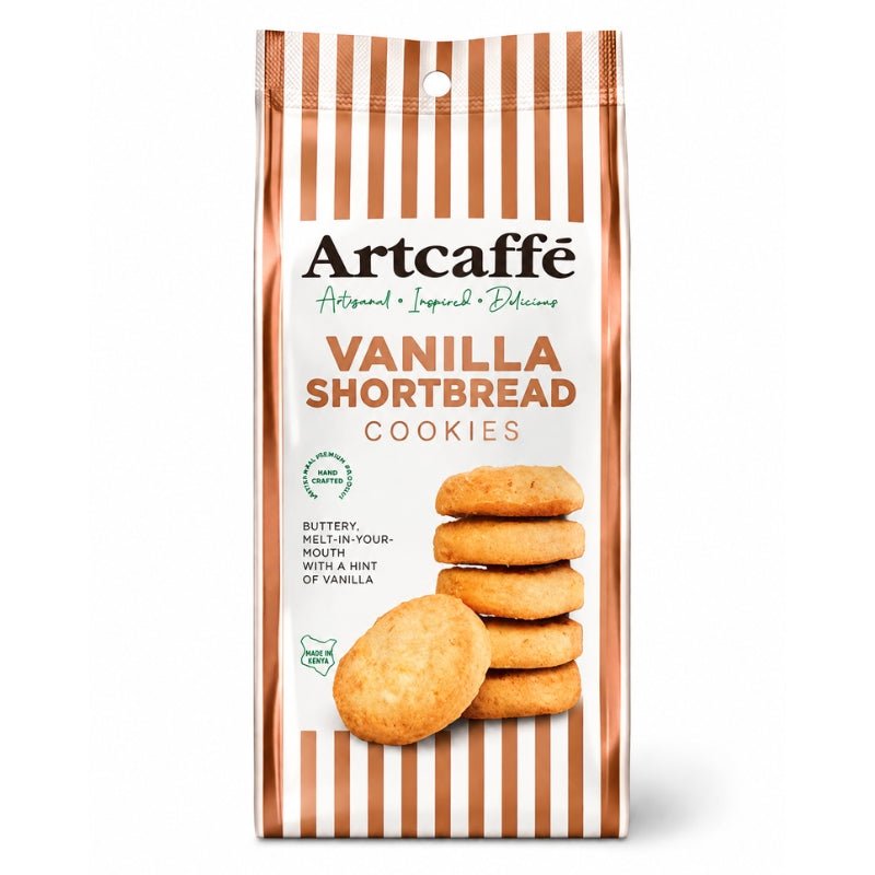 Artcaffe Vanilla Shortbread Cookie Pouch, 90g