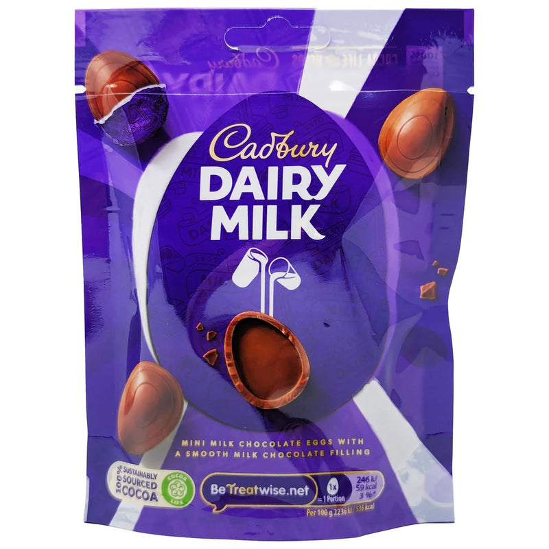 Cadbury Dairy Milk Mini Eggs Bag, 77g
