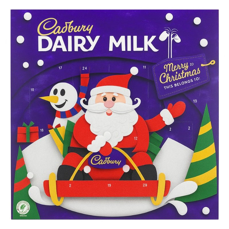 Cadbury Dairy Milk Advent Calendar, 90g