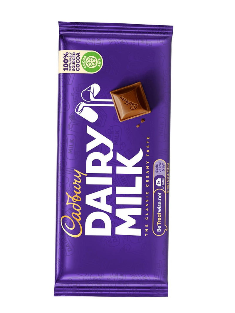 Cadbury Dairymilk Milk Chocolate, 95g