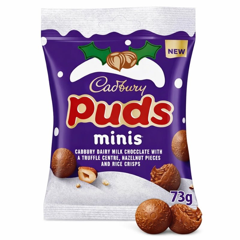 Cadbury Mini Puds Clipstrip, 73g