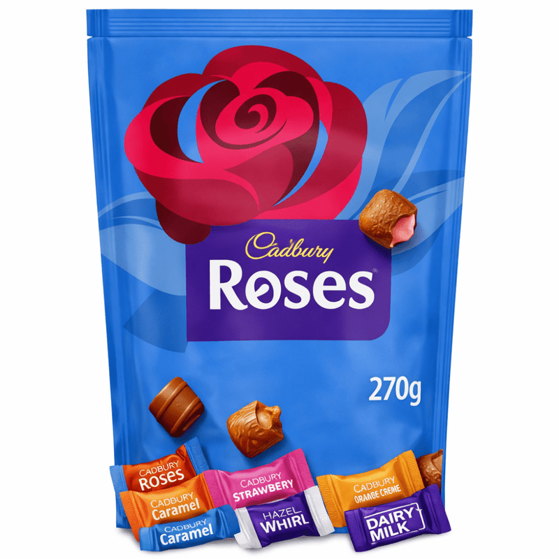 Cadbury Roses Chocolate Pouch, 270g