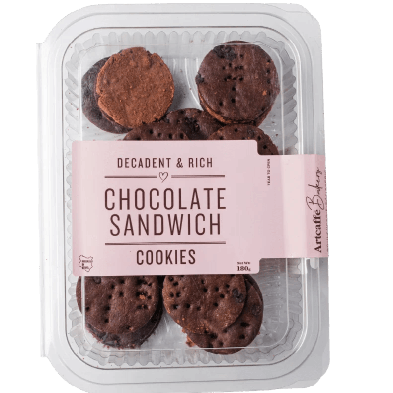 Artcaffe Chocolate Sandwich Cookies, 180g