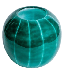Shanga Brian Etched Pumpkin Vase