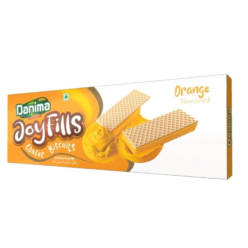 Danima JoyFills Orange Flavored Wafer Biscuits, 100g