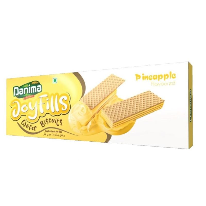 Danima JoyFills Pineapple Flavored Wafer Biscuits, 100g