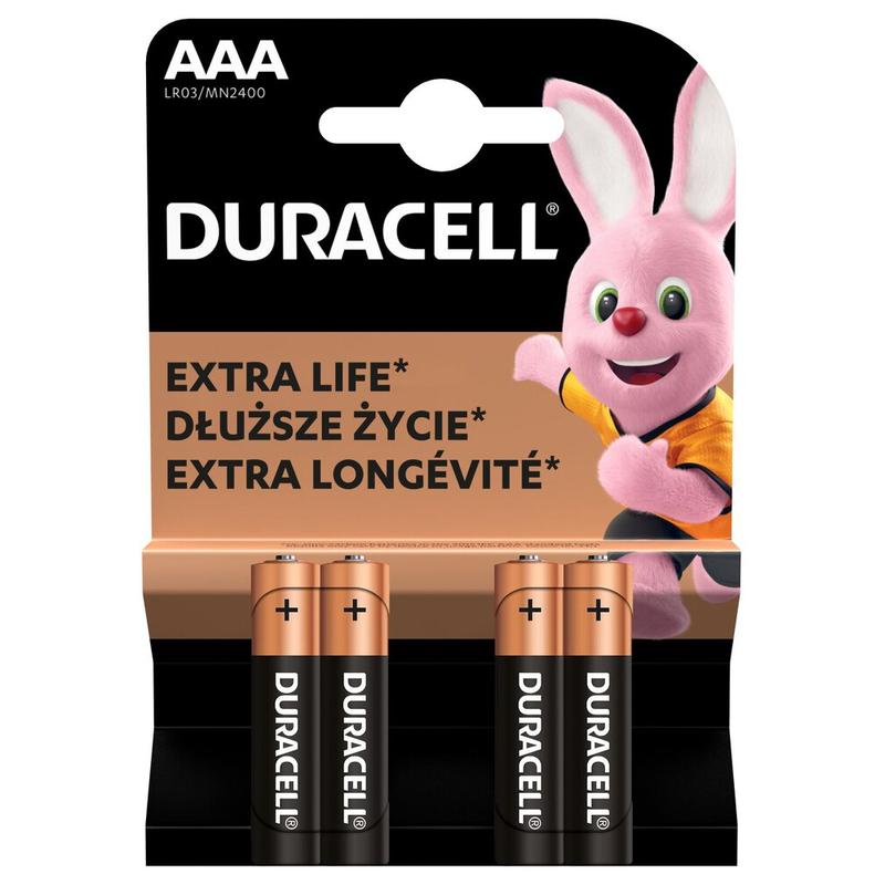 Duracell Plus Power AAA Set Of 4