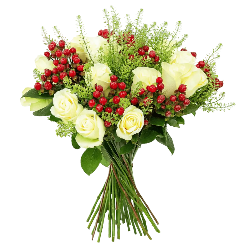 Frost & Flame Christmas Bouquet