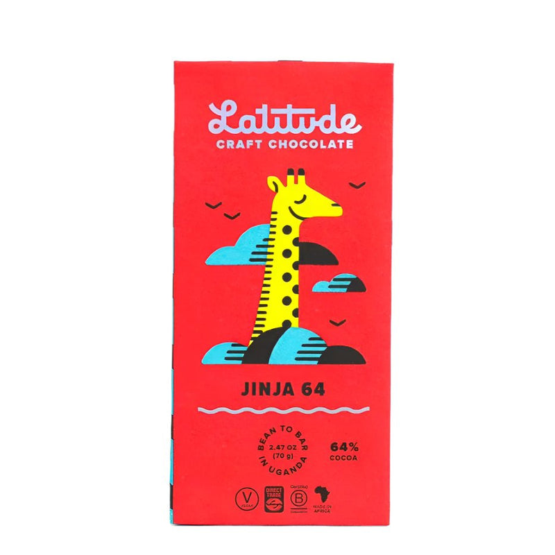 Latitude Craft Chocolate Jinja 64% Chocolate Bar 70g
