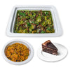 Artcaffe Grilled Chicken in Coriander Chutney with Veggie Pilau & Cake Slice