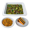 Artcaffe Grilled Chicken in Coriander Chutney with Veggie Pilau & Cake Slice