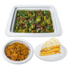 Artcaffe Grilled Chicken in Coriander Chutney with Veggie Pilau & Cake Slice
