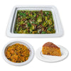 Artcaffe Grilled Chicken in Coriander Chutney with Veggie Pilau & Cake Slice