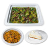 Artcaffe Grilled Chicken in Coriander Chutney with Veggie Pilau & Cake Slice