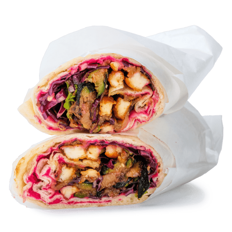 Artcaffe Grilled Mediterrenean Hummus Wrap
