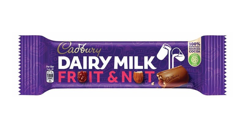Cadbury Dairy Milk Fruit And Nut, 37g