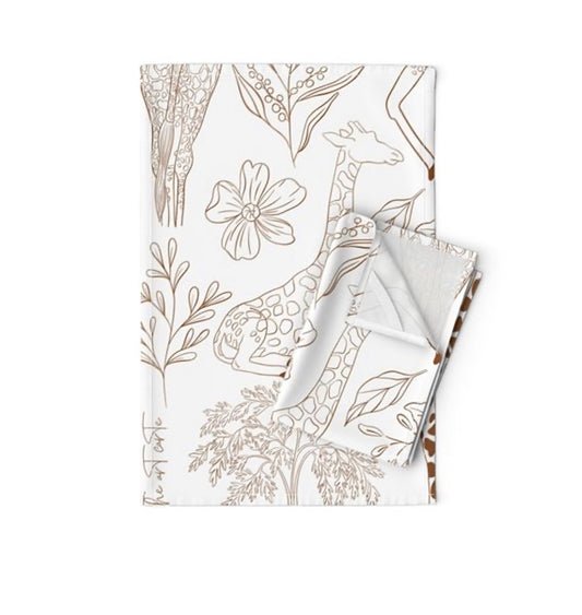 Art Carte Blossom Towel Brown