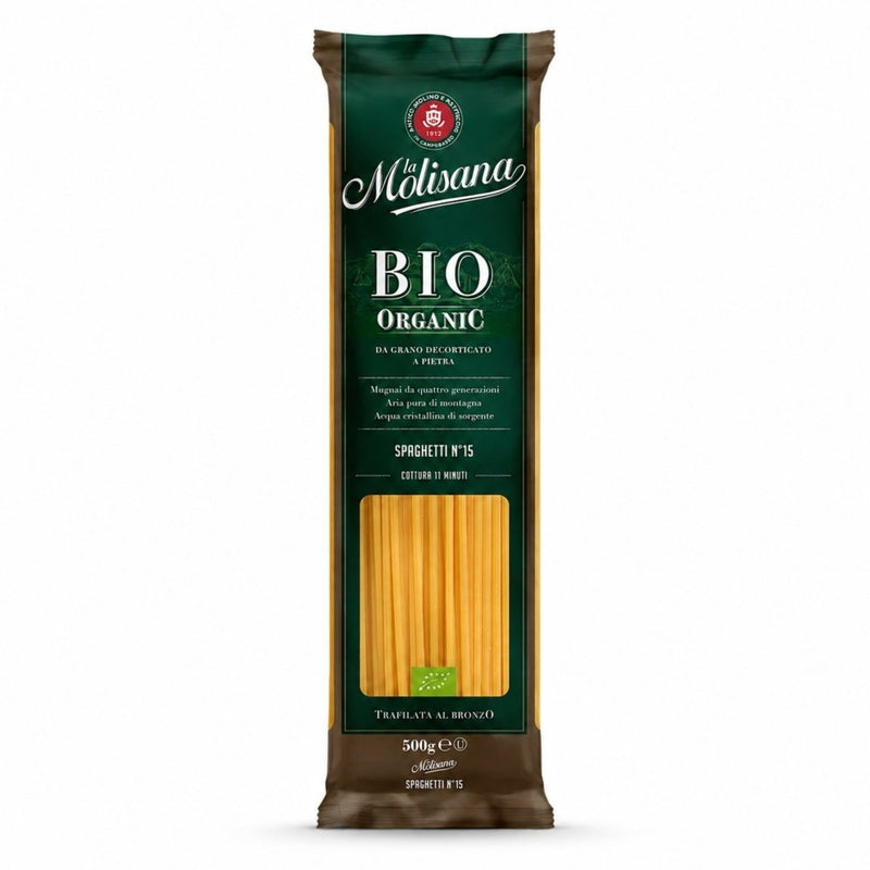 La Molisana Bio Organic Spaghetti No. 15 Pasta, 500g