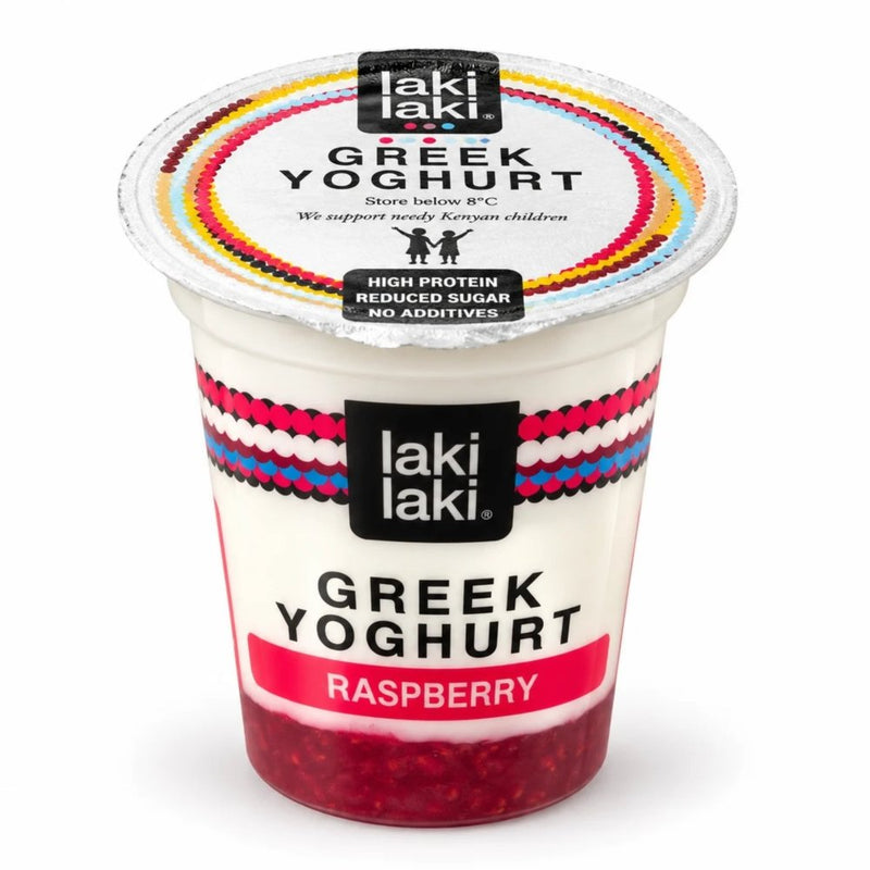 Laki Laki Greek Yoghurt Raspberry, 150ml