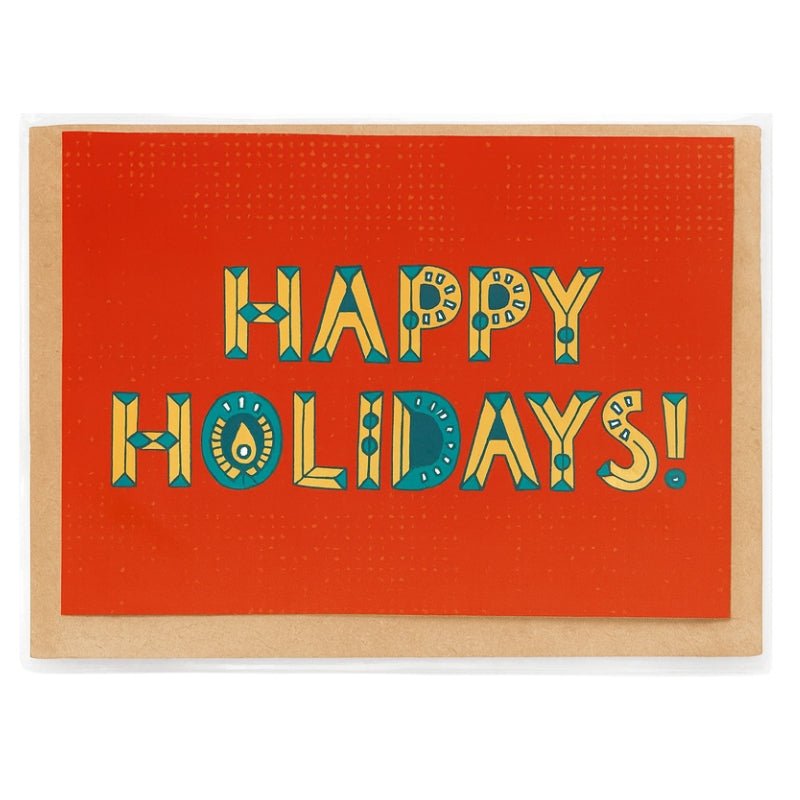 Lulu Kitololo Happy Holidays Greeting Card, 1pc